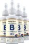 B-Complex Liquid Plus B-12 Sublingual, 1200 mcg, 2 fl oz (59 mL) Dropper Bottle, 4  Bottles