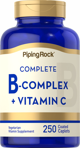 B-Kompleks campur Vitamin C, 250 Caplet Bersalut