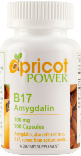B17 Amygdalin, 100 mg, 100 Capsules