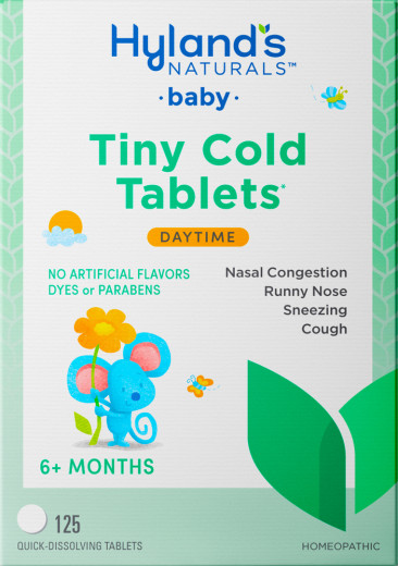 Kleine verkoudheidstabletten voor kinderen, 125 Snel oplossende tabletten