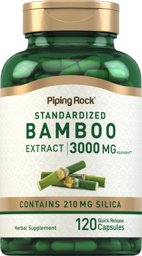 bambuextrakt , 3000 mg, 120 Snabbverkande kapslar