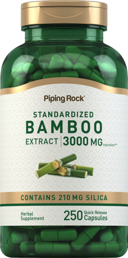 Estratto di bamboo , 3000 mg, 250 Capsule a rilascio rapido