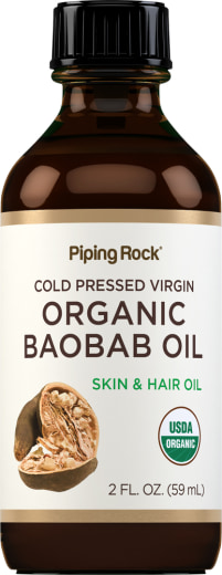 Baobabolie puur (Biologisch), 2 fl oz (59 mL) Fles