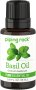 Basil Pure Essential Oil, 1/2 fl oz (15 mL) Dropper Bottle