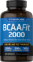 BCAAFit 2000, 2000 mg (setiap sajian), 200 Kapsul