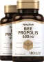 Bienen-Propolis , 600 mg, 180 Kapseln mit schneller Freisetzung, 2  Flaschen