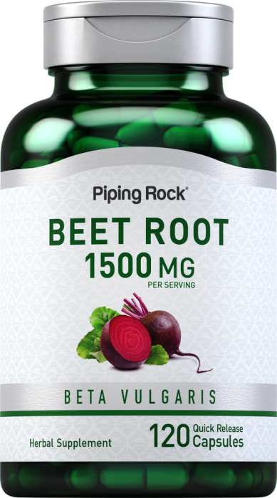 Beet Root, 1500 mg (per serving), 120 Quick Release Capsules