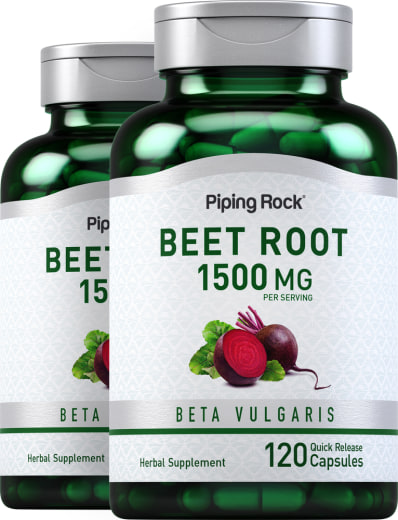 Beet Root, 1500 mg, 120 Quick Release Capsules, 2  Bottles