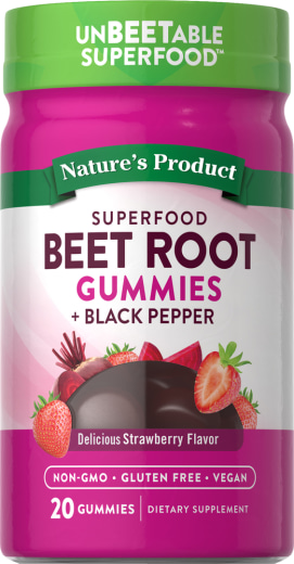 Beet Root (Delicious Strawberry), 20 Gummis
