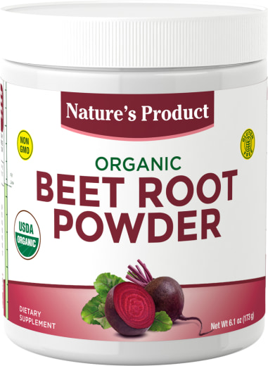 Beet Root Powder (Organic), 6.1 oz (173 g) Bottle