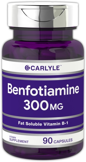 Benfotiamine, 300 mg, 90 膠囊