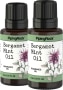 Bergamot Mint Fragrance Oil, 1/2 fl oz (15 mL) Dropper Bottle, 2  Dropper Bottles