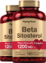 Beta-Sitosterol , 1200 mg (pro Portion), 180 Softgele mit schneller Freisetzung, 2  Flaschen