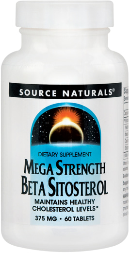 Beta-sitosterol , 375 mg, 60 Comprimidos