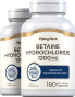 Betain HCl , 1200 mg (pro Portion), 180 Kapseln mit schneller Freisetzung, 2  Flaschen