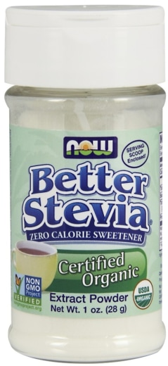Pó de extrato de Better Stevia, 1 oz (28 g) Frasco