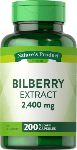 Bilberry, 2400 mg, 200 Vegan Capsules