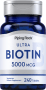 Biotin , 5000 mcg, 240 Tablete