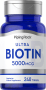 Biotin, 5000 mcg, 240 Comprimés