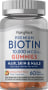Biotin-gummier (lækker fersken), 10,000 mcg (pr. portion), 60 Veganske vingummier