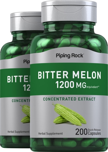 Bitter Melon / Momordica, 1200 mg, 200 Quick Release Capsules, 2  Bottles