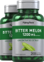 Bitter Melon / Momordica, 1200 mg, 200 Quick Release Capsules, 2  Bottles