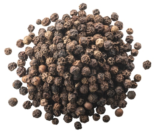 Zwarte peperkorrels geheel (Biologisch), 1 lb (453.6 g) Zak