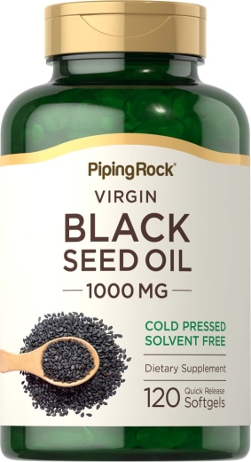 Feketekömény-olaj, 1000 mg, 120 Gyorsan oldódó szoftgél