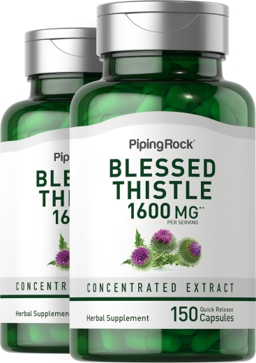 Blessed Thistle, 1600 mg, 150 Quick Release Capsules, 2  Bottles