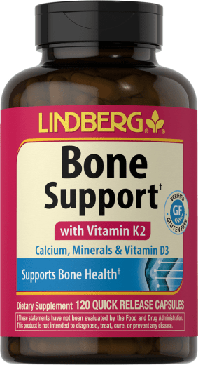 Dodatak za jačanje kostiju s vitaminom K2, 120 Kapsule s brzim otpuštanjem