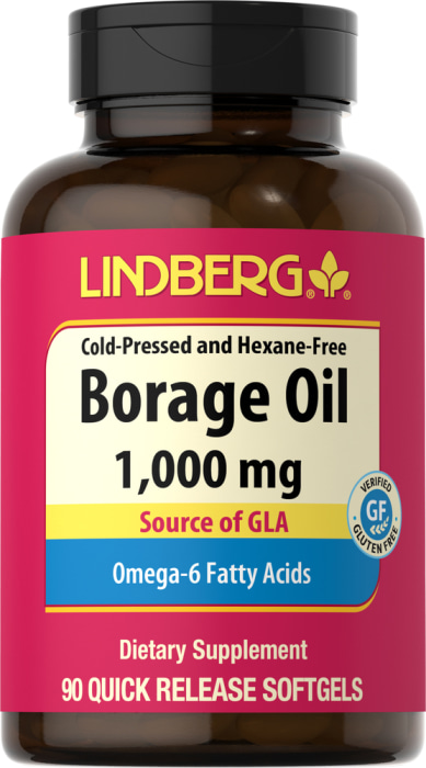 Borage Oil (GLA), 1000 mg, 90 Quick Release Softgels