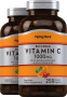Gepuffertes Vitamin C 1000 mg mit Bioflavonoiden & Hagebutte, 250 Überzogene Filmtabletten, 2  Flaschen