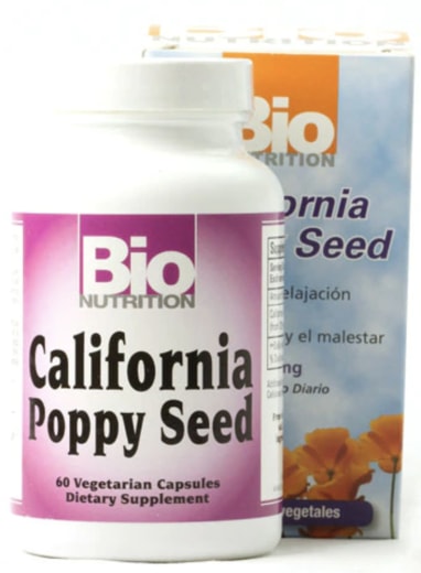 Kalifornischer Mohn , 500 mg, 60 Vegetarische Kapseln