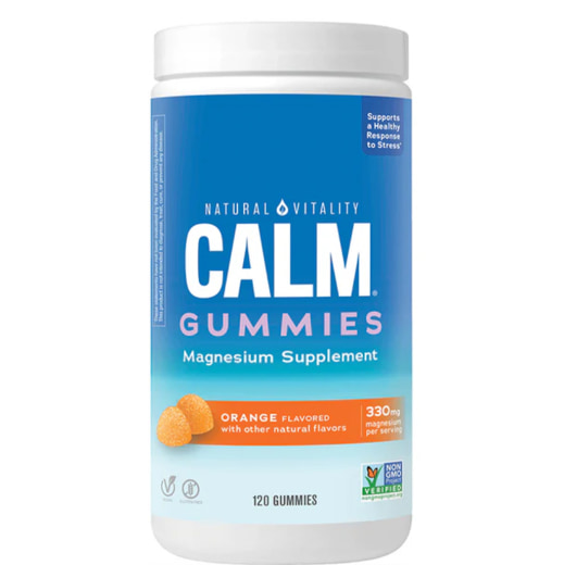 CALM Gummies Orange Flavor, 120 Tasty Gummies
