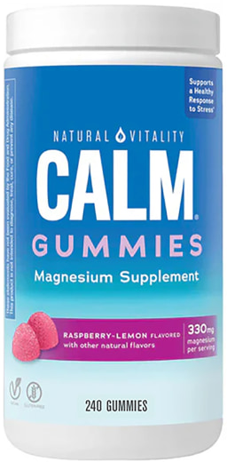 CALM Gummies Raspberry-Lemon Flavor, 240 Tasty Gummies