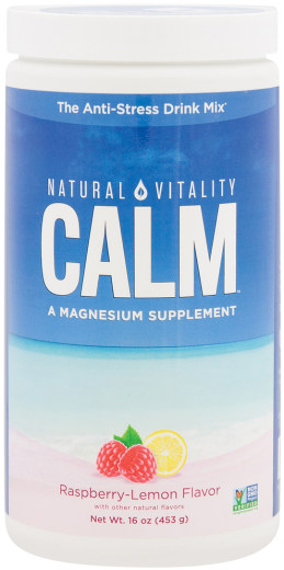 Calm Powder (Raspberry Lemon), 16 oz (453 g) Bottle