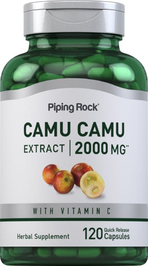 Ekstrak Camu Camu , 2000 mg, 120 Kapsul Lepas Cepat