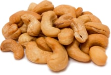 Cashews Roasted Whole Unsalted, 1 lb (454 g) Bag