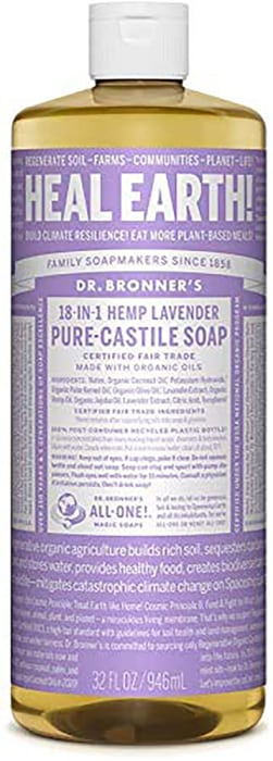Castile Lavender Soap, 32 fl oz (946 mL) Bottle