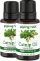 Olio essenziale puro al di erba gatta (GC/MS Testato), 1/2 fl oz (15 mL) Flacone contagocce, 2  Flaconi contagocce