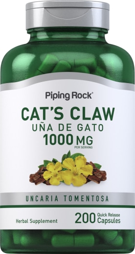 Cat's Claw (Una De Gato), 1000 mg, 200 Quick Release Capsules