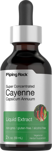 Cayenne Liquid Extract, 2 fl oz (59 mL) Dropper Bottle
