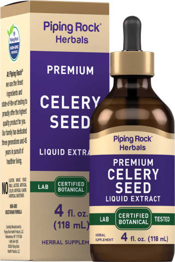 Celery Seed Liquid Extract, 4 fl oz (118 mL) Dropper Bottle