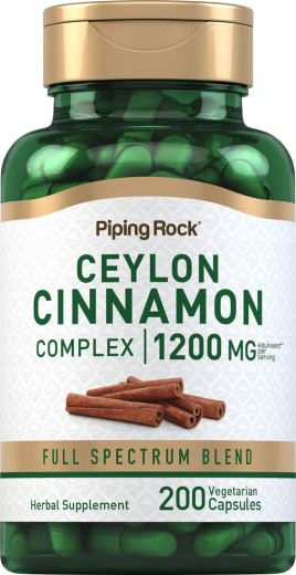 Ceylon Cinnamon Complex, 1200 mg, 200 Vegetarian Capsules