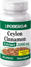 Ceylon Cinnamon Extract, 2000 mg, 60 Capsules