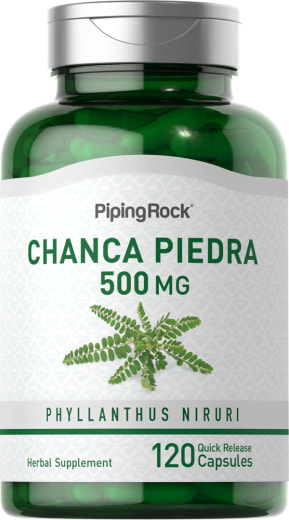 Chanca Piedra (Phyllanthus niruri), 500 mg, 120 Hurtigvirkende kapsler
