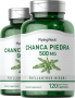Chanca piedra (Phyllanthus niruri), 500 mg, 120 Cápsulas de liberación rápida, 2  Botellas/Frascos