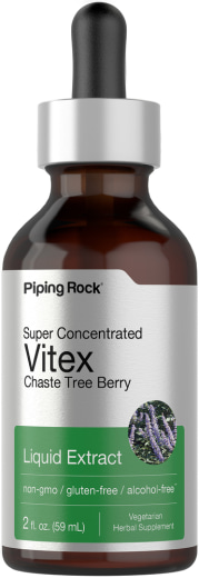 Chaste Tree Berry (Vitex) Liquid Extract  Alcohol Free, 2 fl oz (59 mL) Dropper Bottle