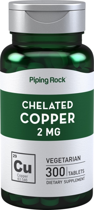 Cuivre chélaté(chélate d'acide aminé), 2 mg, 300 Comprimés