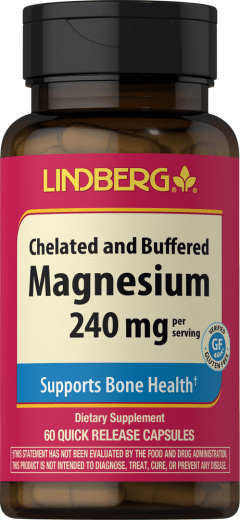 Chelated Magnesium, 240 mg, 60 Quick Release Capsules